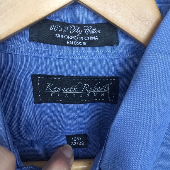 Kenneth Roberts Platinum Blue Shirt - Picture 2 of 8
